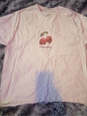Pretty Vacant Pink Graphic Short Sleeve Tee